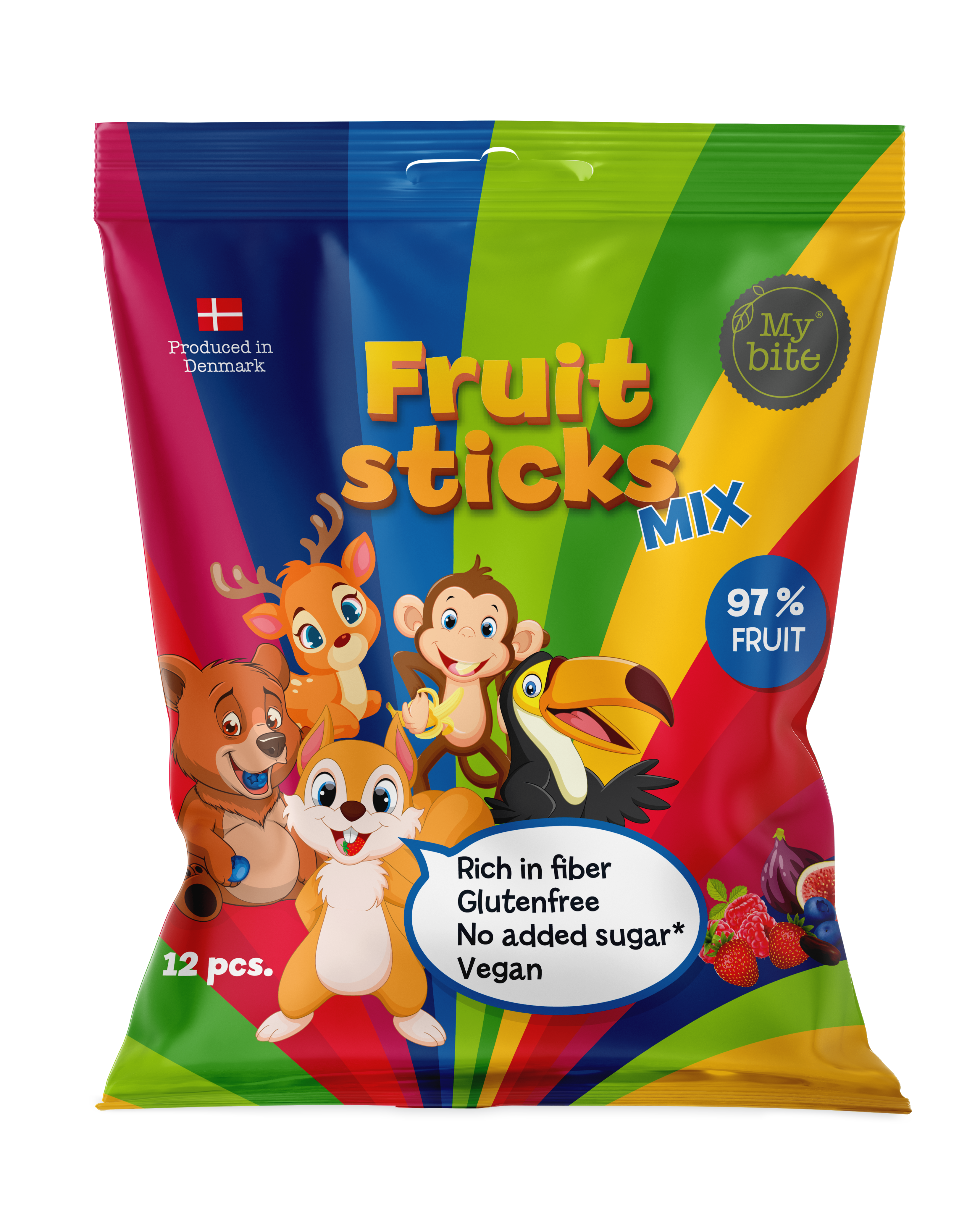 Mini Fruit Sticks Mix 180g
